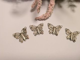 5 Mariposas Filigrana Plata