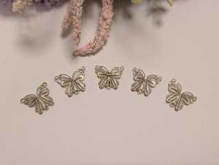 5 Mariposas Filigrana Plata