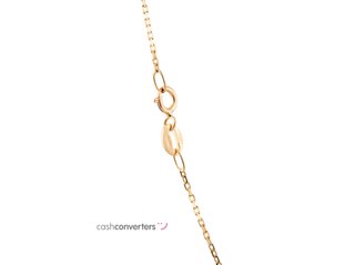 collar oro 18k con piedra 22cm