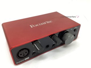 tarjeta sonido focusrite scarlett solo