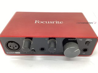 tarjeta sonido focusrite scarlett solo