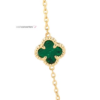 collar oro 18k con piedra 22cm