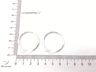 argollas plata 925mm