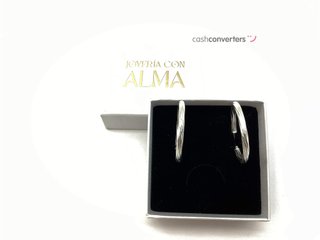 argollas plata 925mm