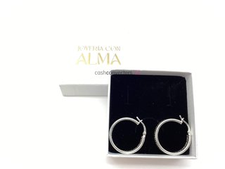 argollas plata 925mm