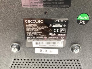 televisor led 32” cecotec 02613 smart tv