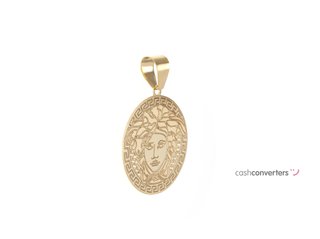 colgante oro 18k con piedra con circonita