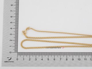 cadena oro 18k 25cm