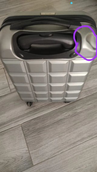 Maleta Cabina INFINIT Gris Metalizado 55x36x20