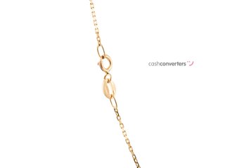 collar oro 18k con piedra 22cm