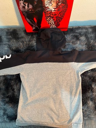 Sudadera Adidas Bicolor Negra y Gris Talla L