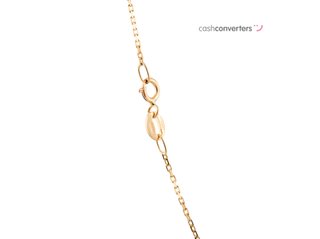 collar oro 18k con piedra 22cm