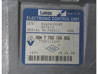 CENTRALITA MOTOR UCE 7700104956 71800 R