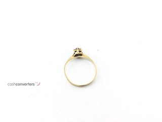 anillo oro 18k con piedra t. 12 (16,56 mm)