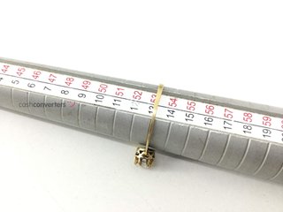 anillo oro 18k con piedra t. 12 (16,56 mm)