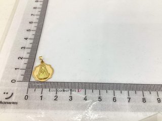 medalla oro 18k