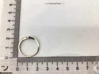 anillo plata 925mm con piedra con diamante de laboratorio