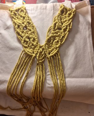 Saco de Praia  reutilizável em  Macramé