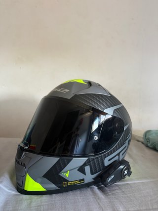 Casco Moto LS2 Vector II con Intercomunicador