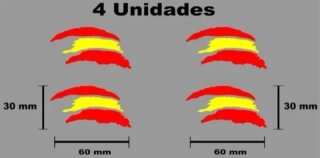 4 Pegatinas España