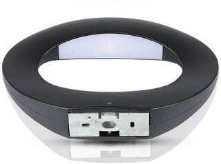 Aplique pared LED V-TAC 10W IP65 negro NUEVO