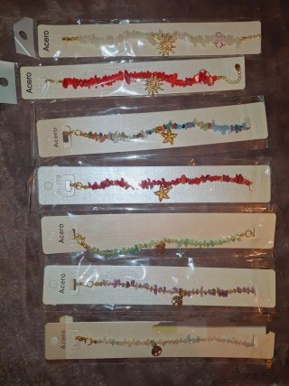 Pulseras de piedras naturales