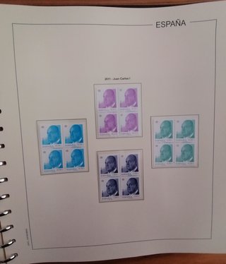 Hojas Edifil España Año 2011 Bloque 4
