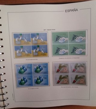 Hojas Edifil España Año 2011 Bloque 4