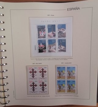 Hojas Edifil España Año 2011 Bloque 4