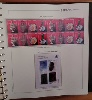 Hojas Edifil España Año 2011 Bloque 4