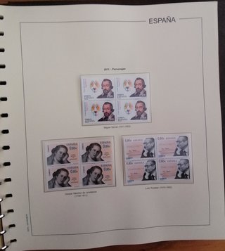 Hojas Edifil España Año 2011 Bloque 4