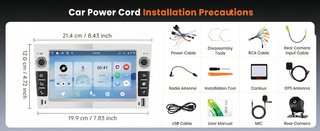 Radio Android 15 Carplay 4+64GB para Opel