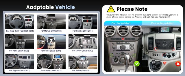 Radio Android 15 Carplay 4+64GB para Opel