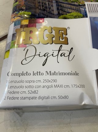 Completo letto matrimoniale cotone