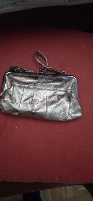 Bolso de mano plateado Bourjois