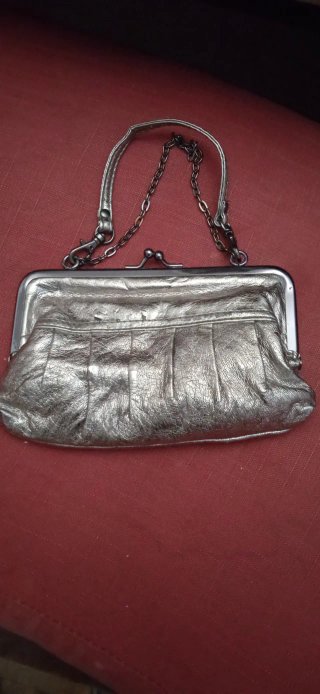 Bolso de mano plateado Bourjois