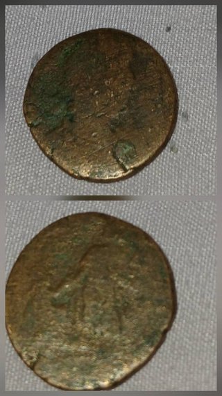 Moneda Romana Antigua de cobre