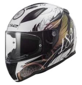 Casco Integral Moto LS2 Blanco
