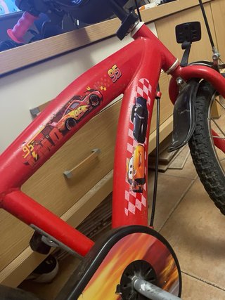 Bicicleta infantil Cars