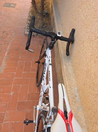 Bicicleta Zeus Aluminio Horquilla Carbono Talla M