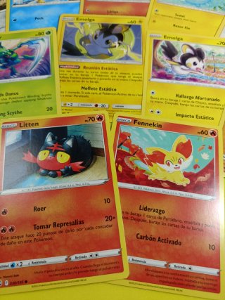 Lote de Cartas Pokémon varias año 2019