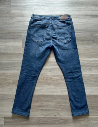 Jeans Skinny Uomo Taglia 46 Blu