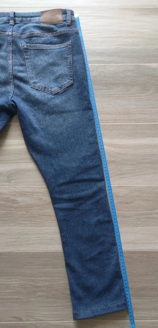 Jeans Skinny Uomo Taglia 46 Blu