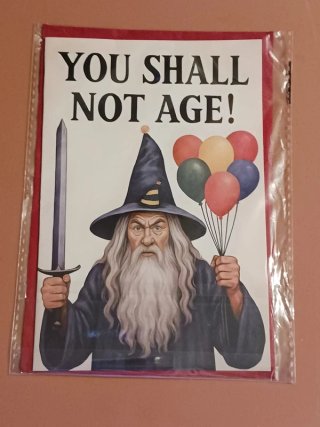 Postal de Aniversário do Gandalf [TLOTR]