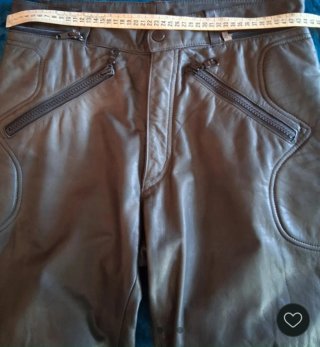 Pantalones de cuero piel para moto, Dainese, nuevo