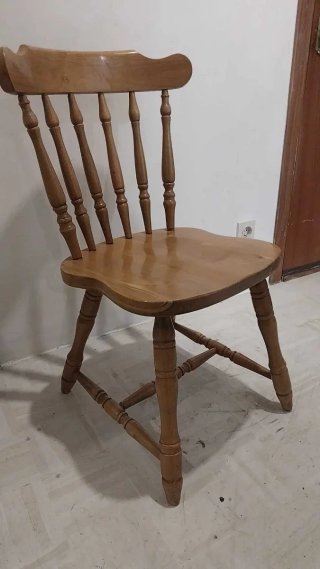 Silla Provenzal Clásica Madera Torneada