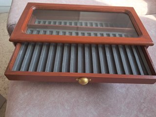 Mobili espositore in legno per penne stilografiche