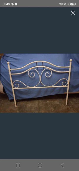 Cabecero de Matrimonio Dorado y Blanco 15€ y 10€
