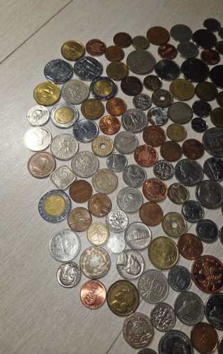 ​Lote de Monedas del Mundo (Colección Antigua)