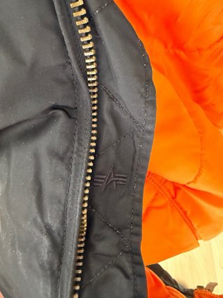 Chaqueta Alpha Industries MA-1 Negra Talla XL